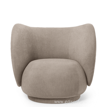 Modern Design Rico Lounge Chair boucle fabric chair